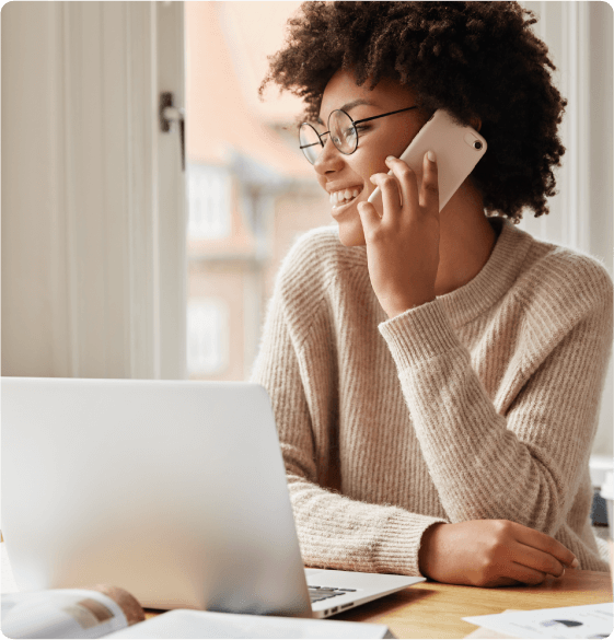 safetymails email checker happy customer answering the phone