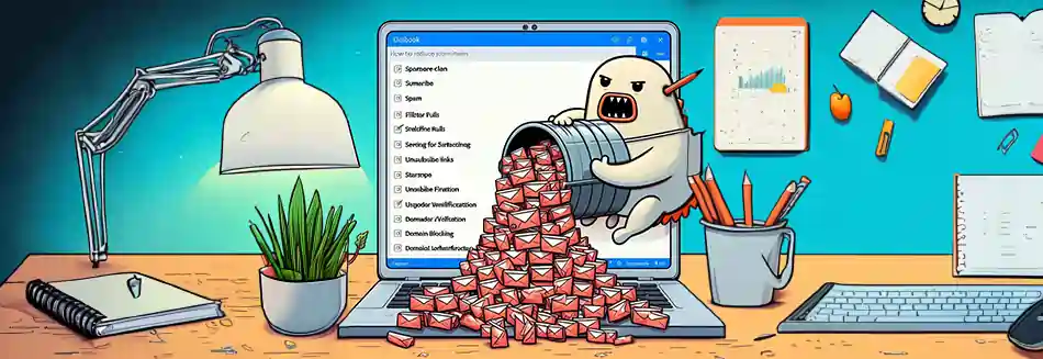 Too much outlook spam see what could be causing it!