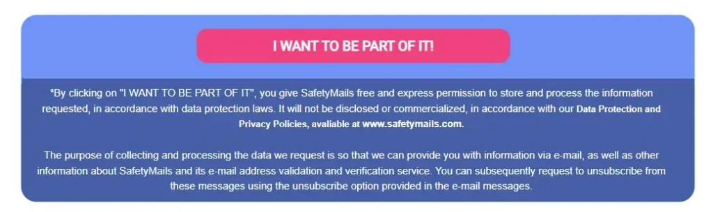 Aviso de proteção de dados e privacidade